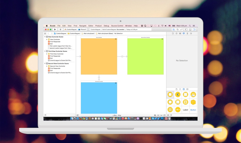 Custom Segue in Storyboards