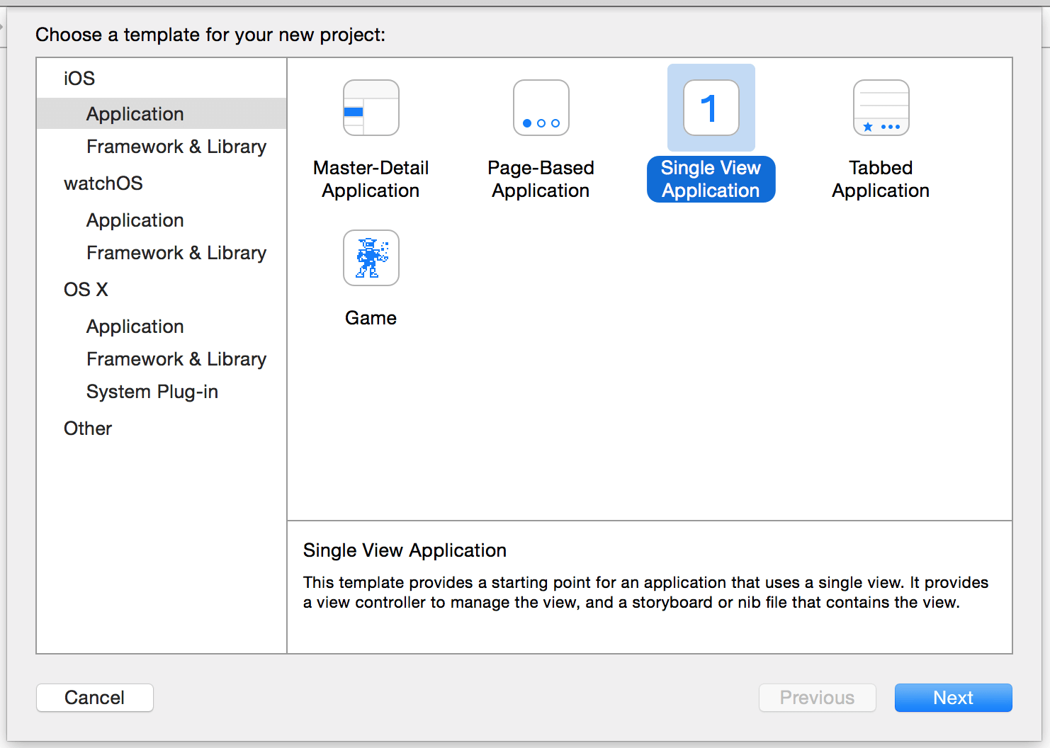xcode project template