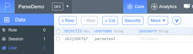 login-parse-core-test