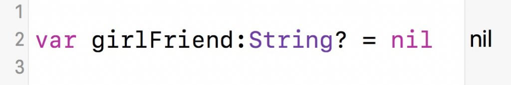 swift optional nil