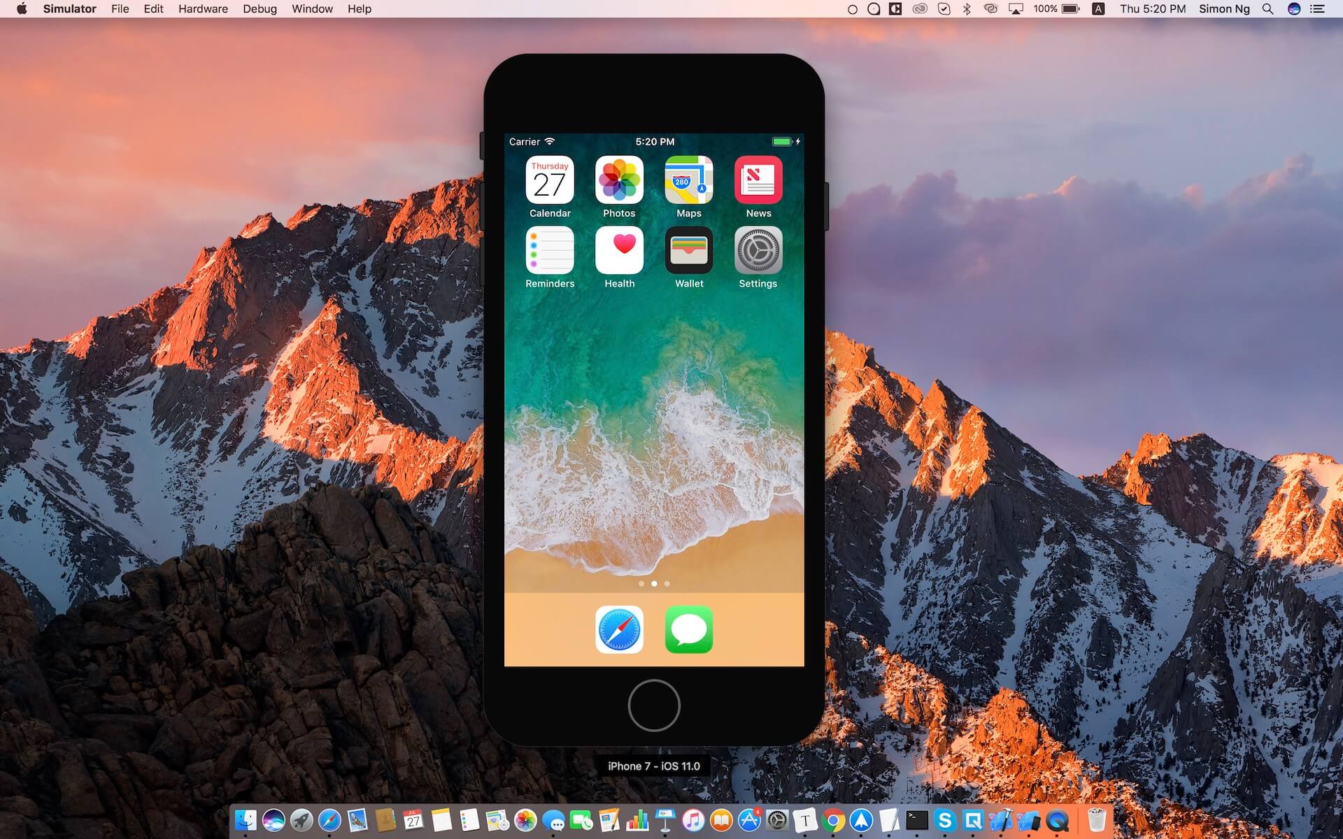 ios simulator ip address