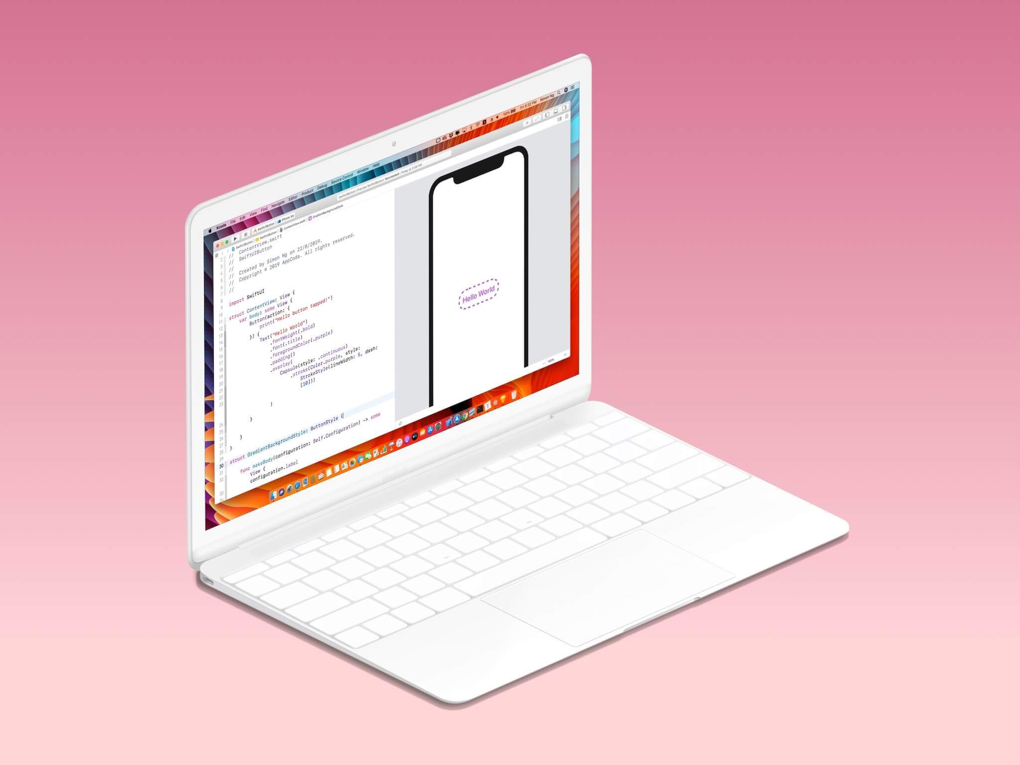 SwiftUI 小技巧：利用 border 修飾符 輕鬆為按鈕或文本繪製邊框
