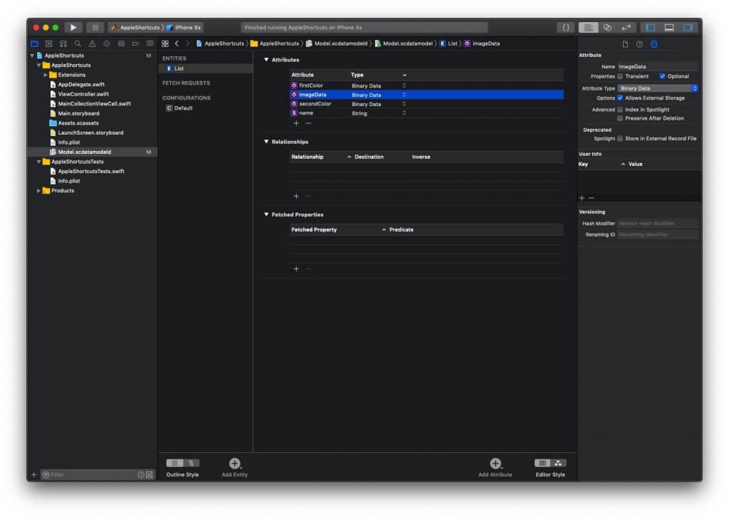 CoreData-model