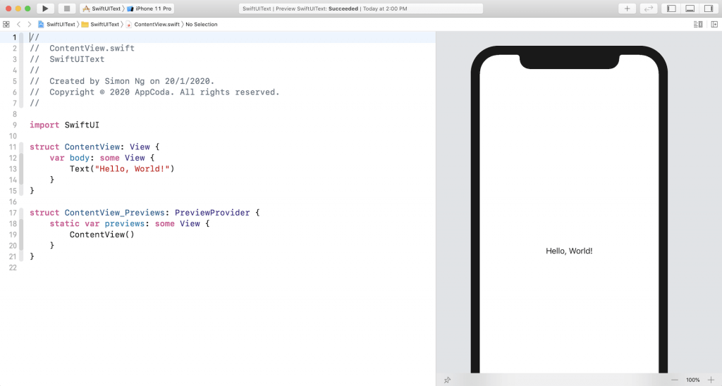 swiftui-xcode-preview