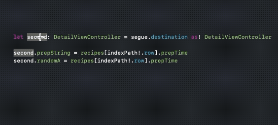 Multiple Cursors xcode shortcut