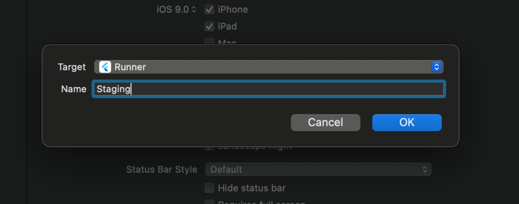 flutter-staging-scheme