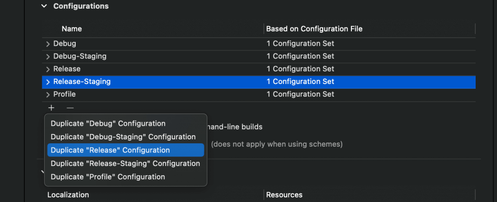 add-configurations
