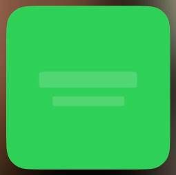 iOS Home Screen widget in placeholder state