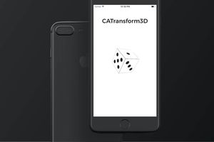 如何使用 CATransform3D 處理 3D 影像、製做互動立體旋轉的效果