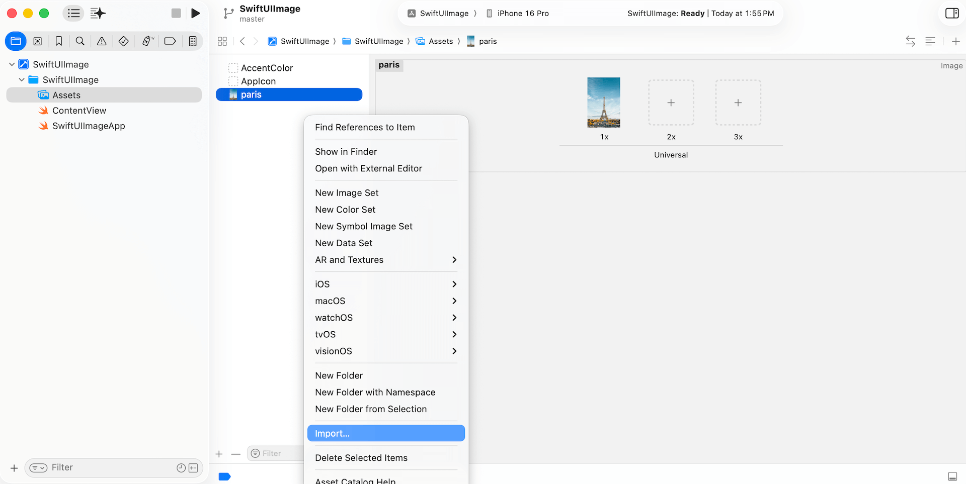 圖 3.5　將圖片加至素材目錄
