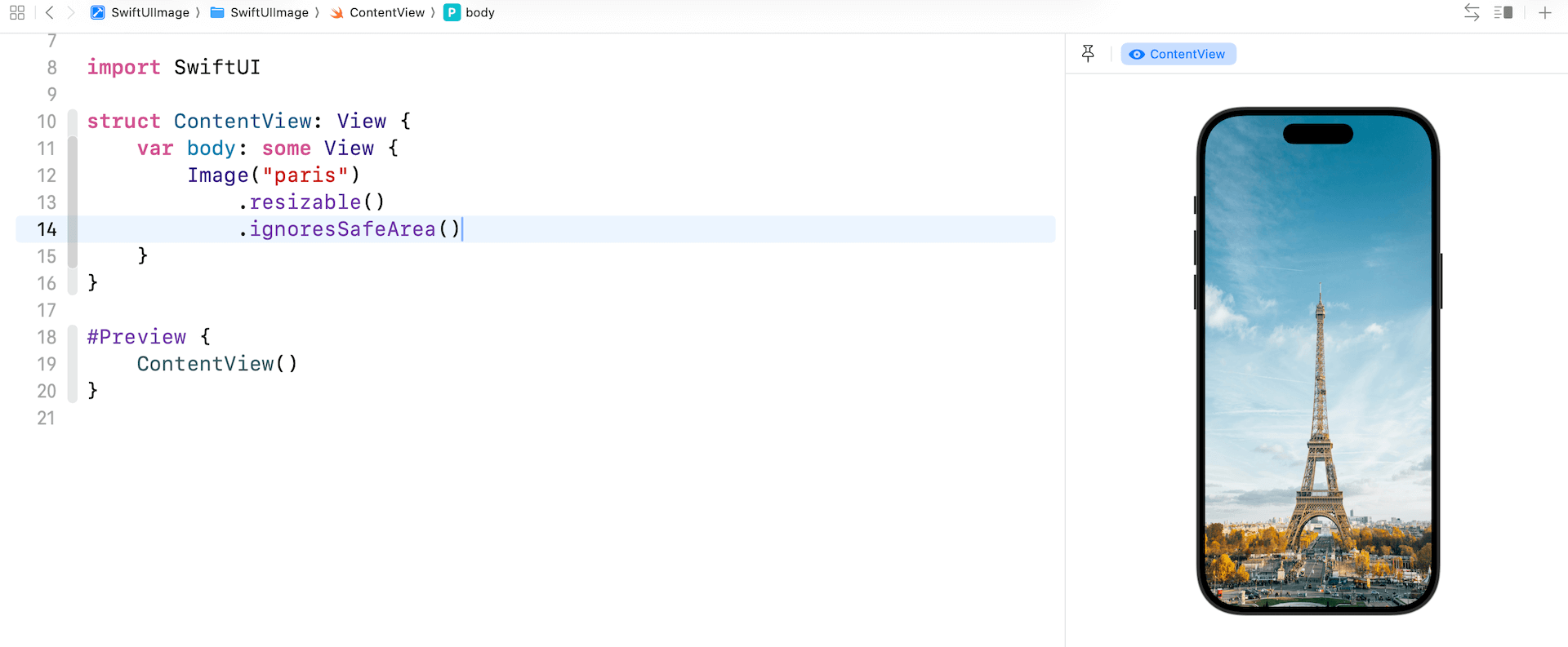 圖 3.8　忽略安全區域